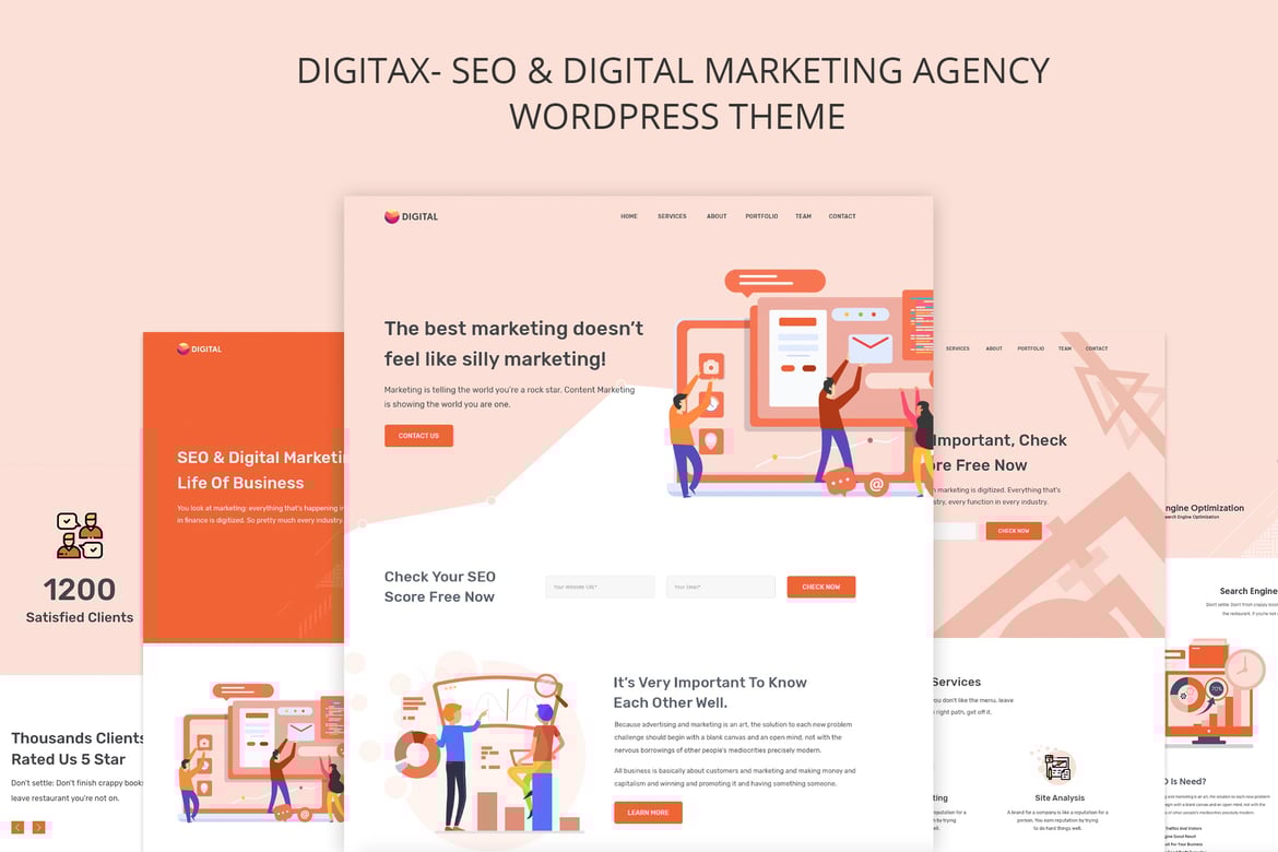Digitax - SEO & Digital Marketing Agency Theme