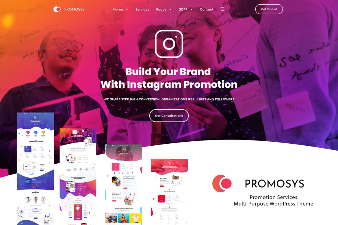 Promosys - Promotion Services WordPress Theme