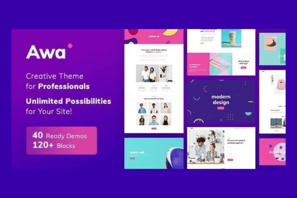 Awa - Portfolio WordPress Theme