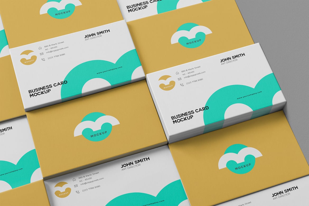 Modern & Polished Business Card Mockup