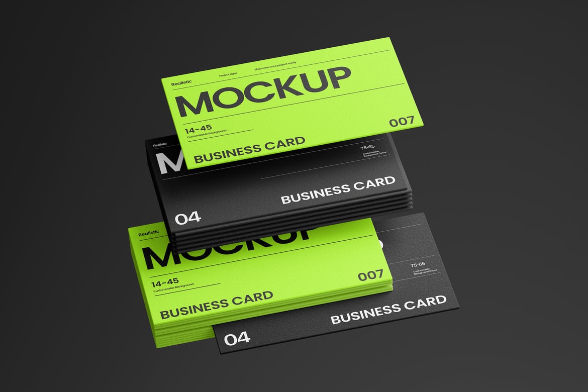 Modern Branding Business Card Mockup