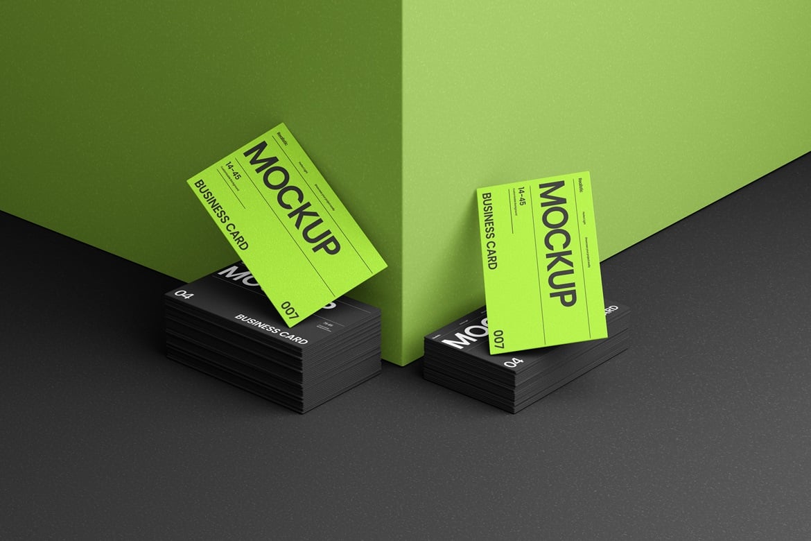 Modern Mockup with Green Accents