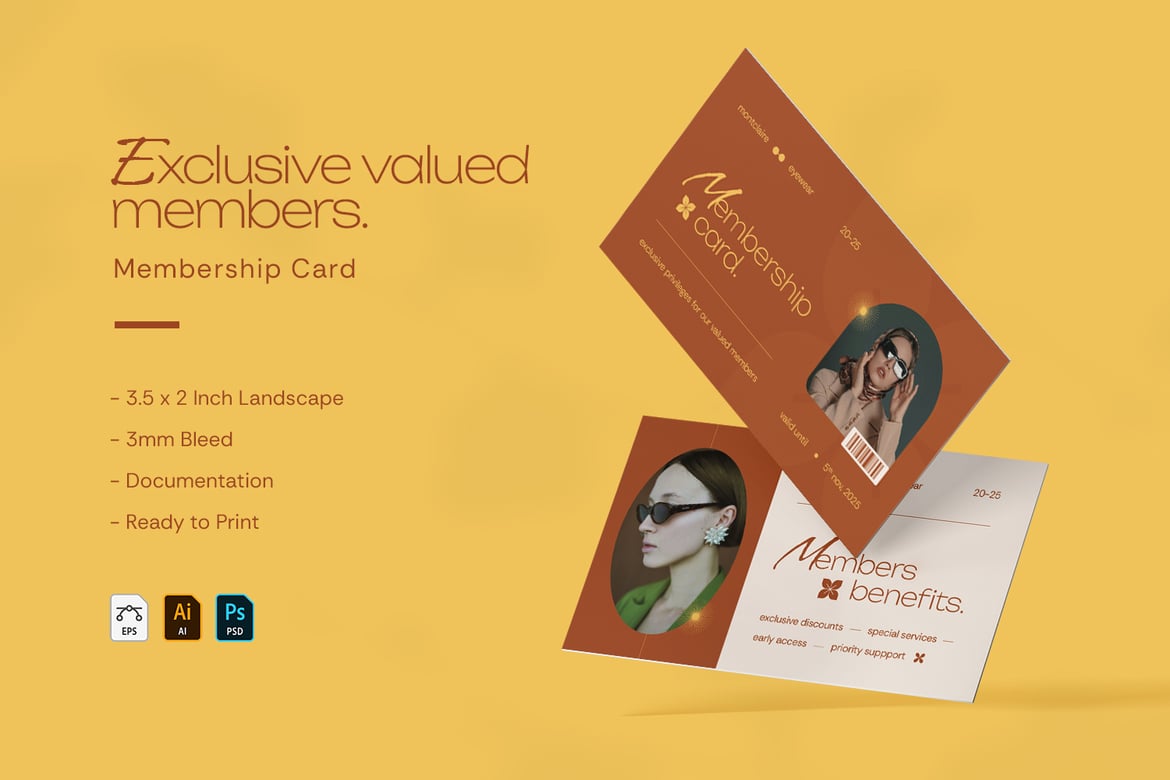 Exclusive VIP Membership Card Template