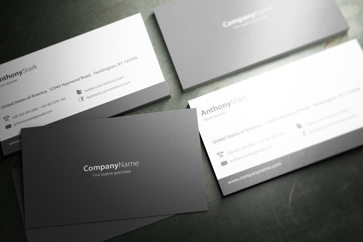 Simple & Minimalist Business Card Design