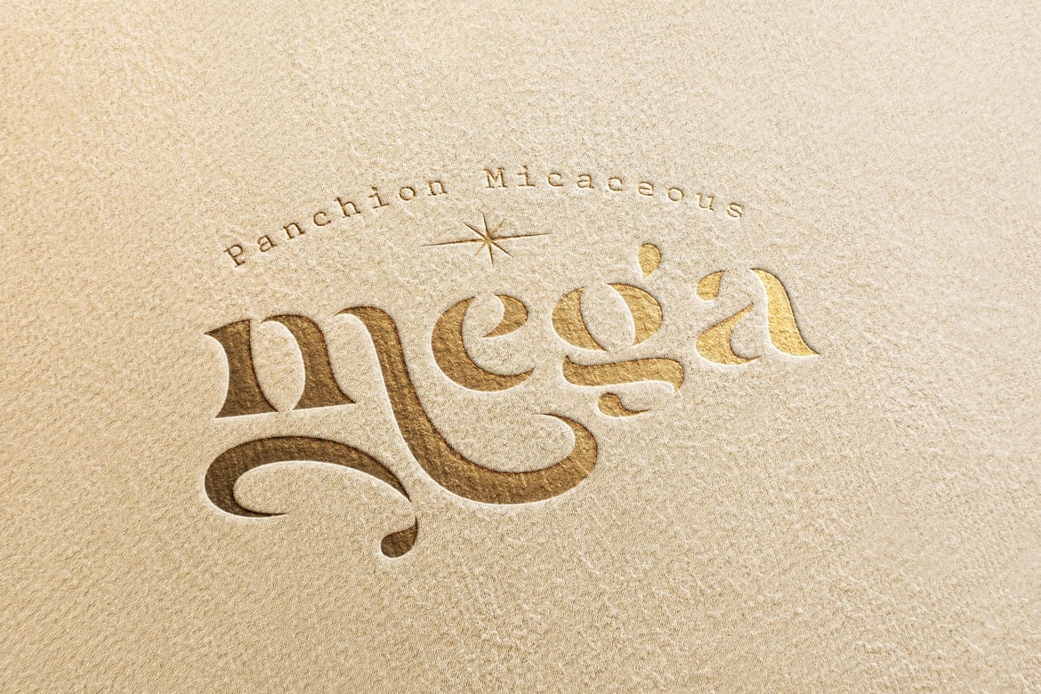 Luxury Gold Foil Logo Mockup