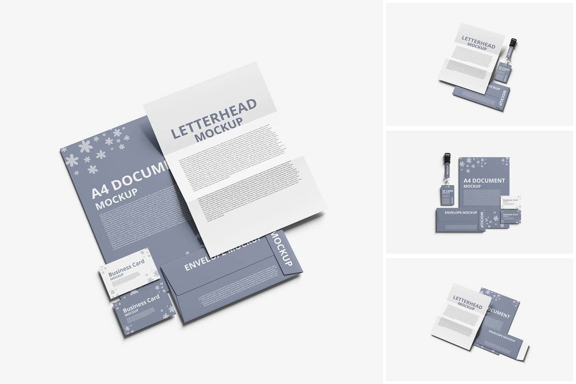 Comprehensive Stationery Branding Mockup