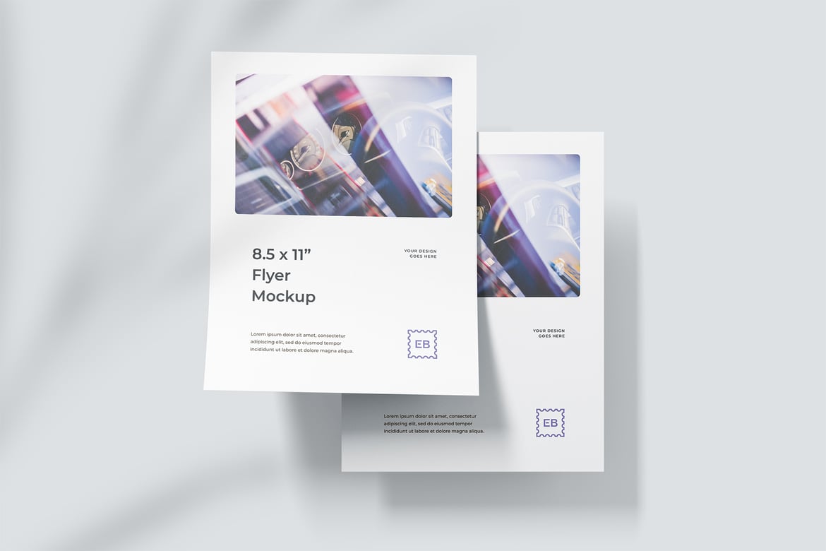 Clean & Minimalist Flyer Mockup