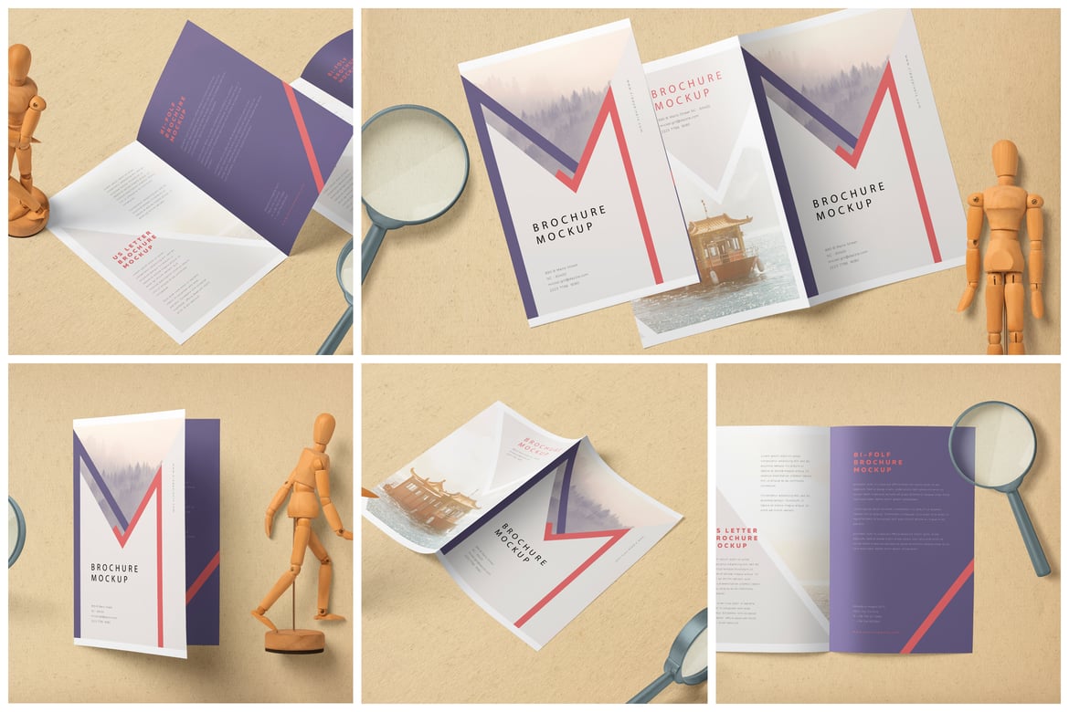 Versatile Bi-Fold Brochure & Flyer Mockup
