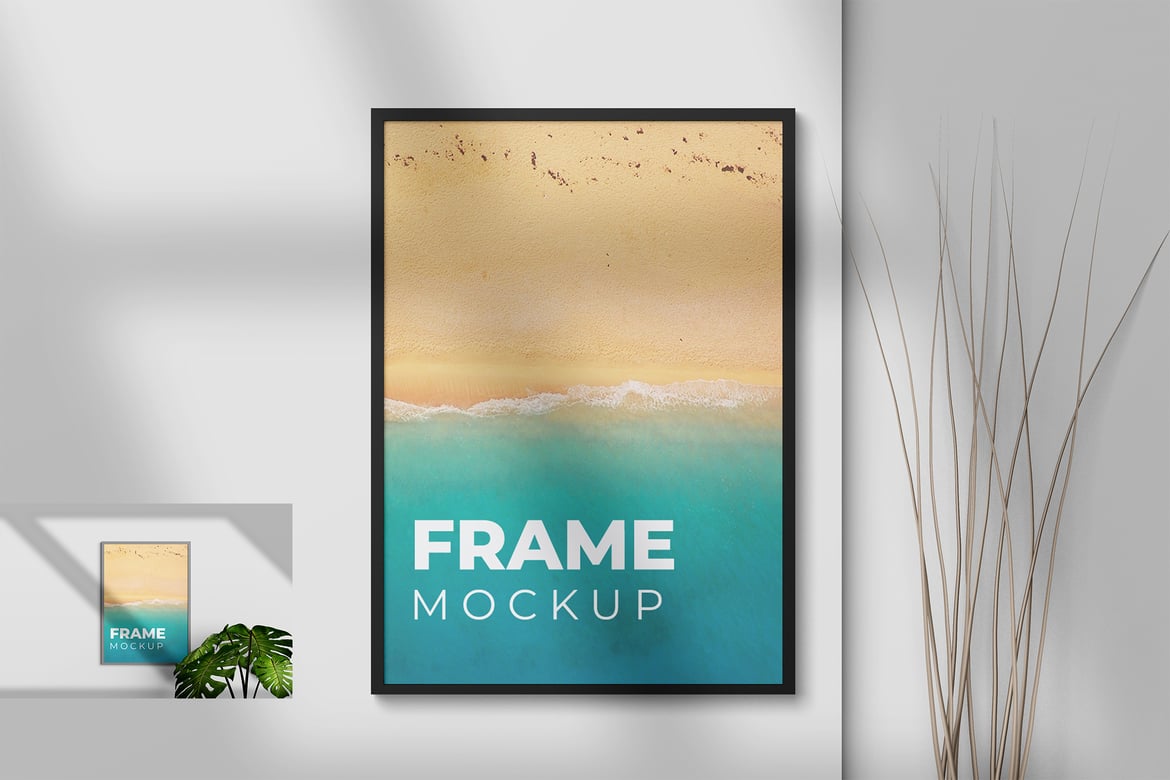 Minimalist Portrait Frame Mockup