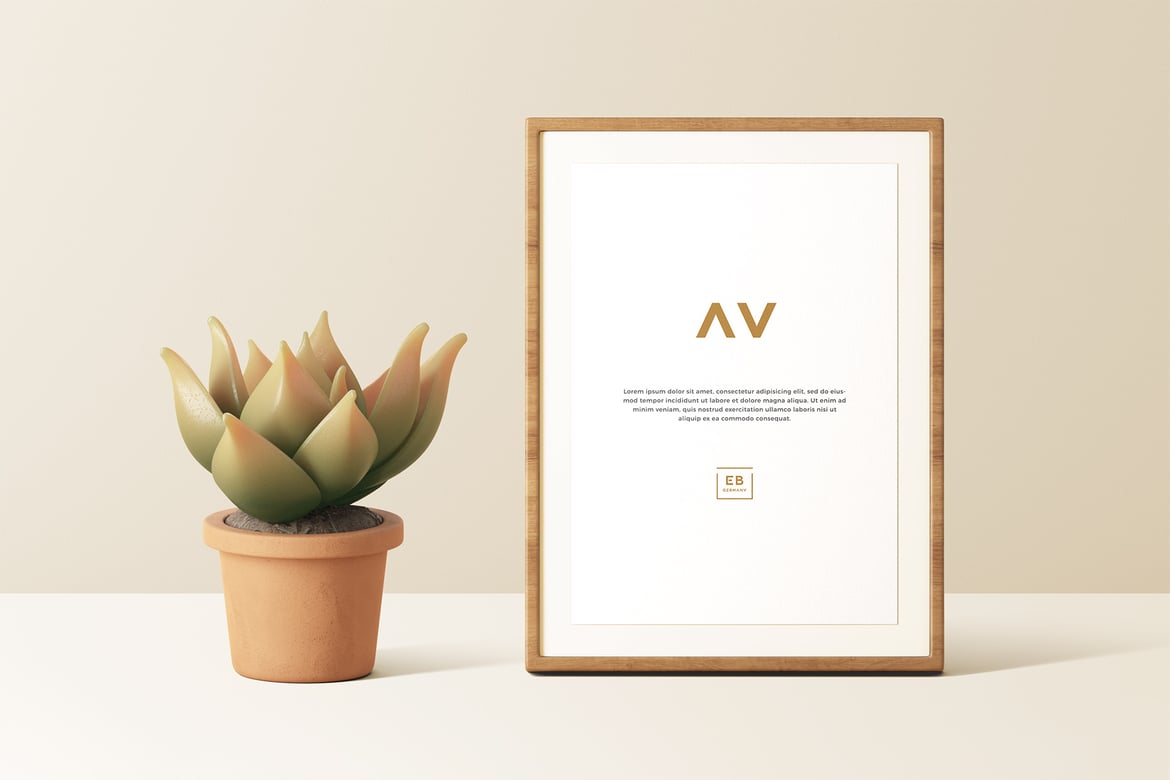 Modern Interior Frame Mockup