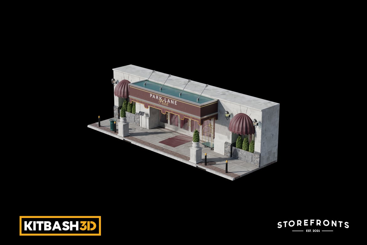 Kitbash Storefronts: Park Lane Hotel
