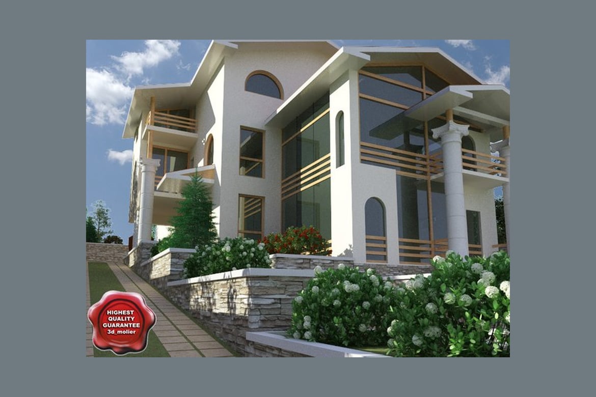 Stylized European-Style House