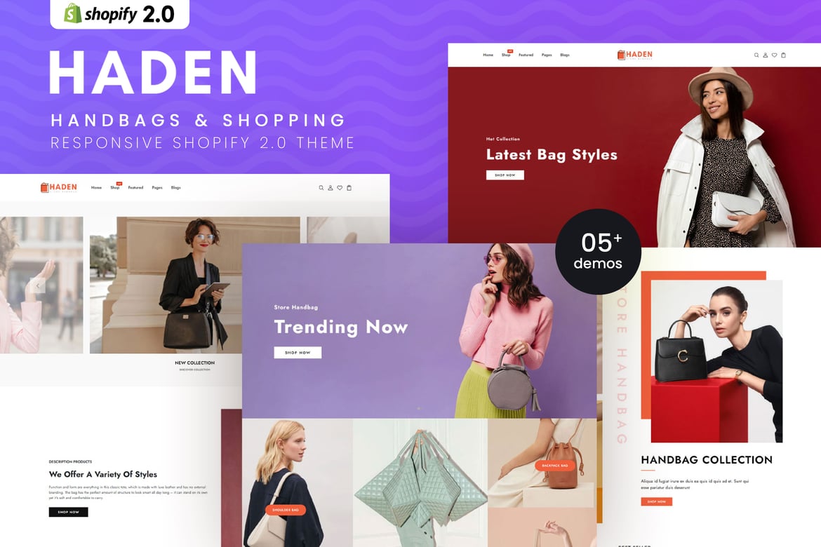 Haden - Handbags Shopping Shopify 2.0 Theme