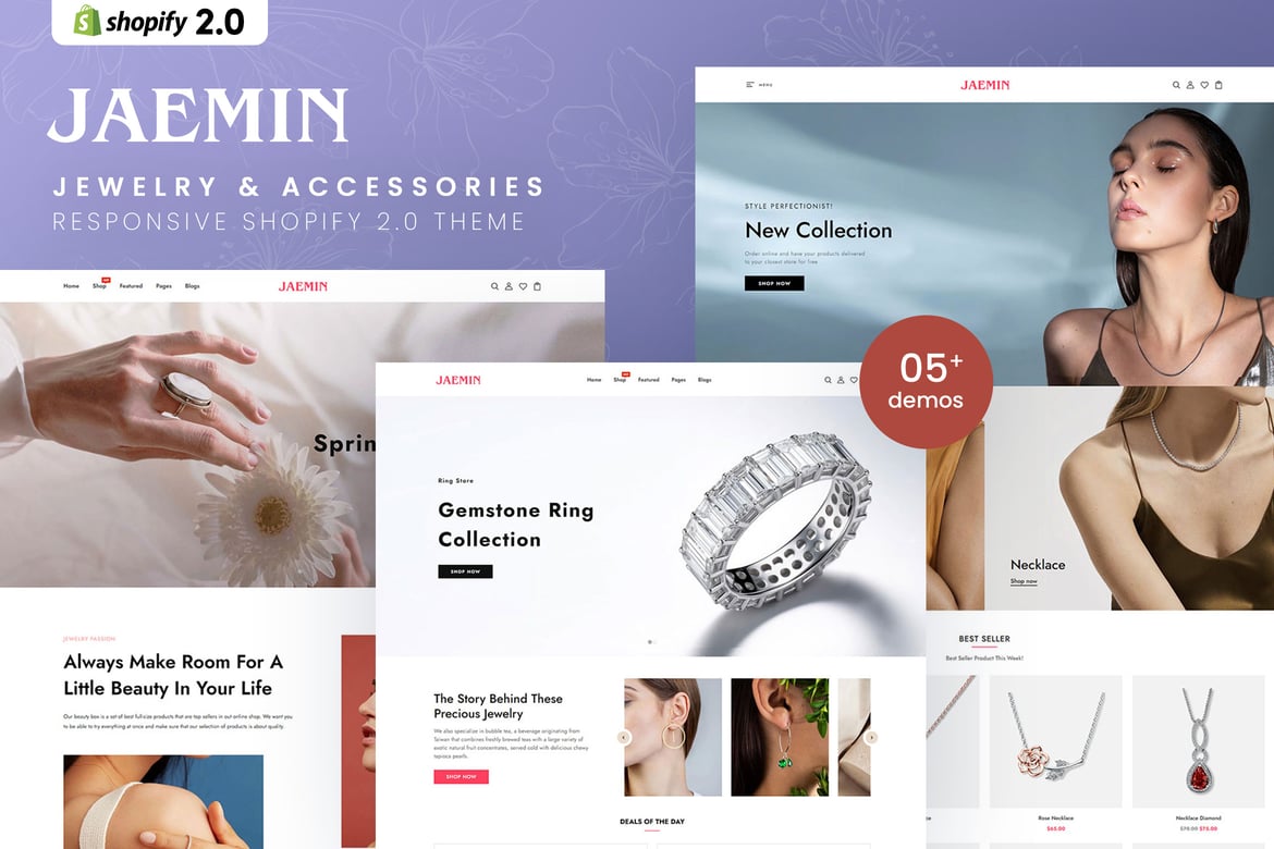 Jaemin - Jewelry & Accessories Shopify 2.0 Theme