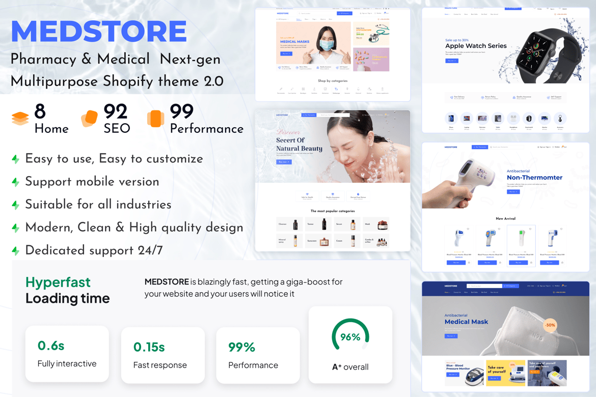Medstore - Next Gen Multipurpose Shopify Theme 2.0