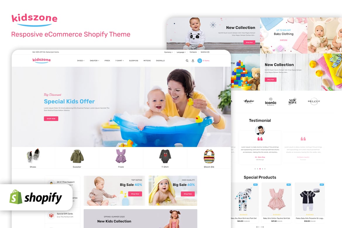 Kidszone - Kids & Children Fashion Shopify Store