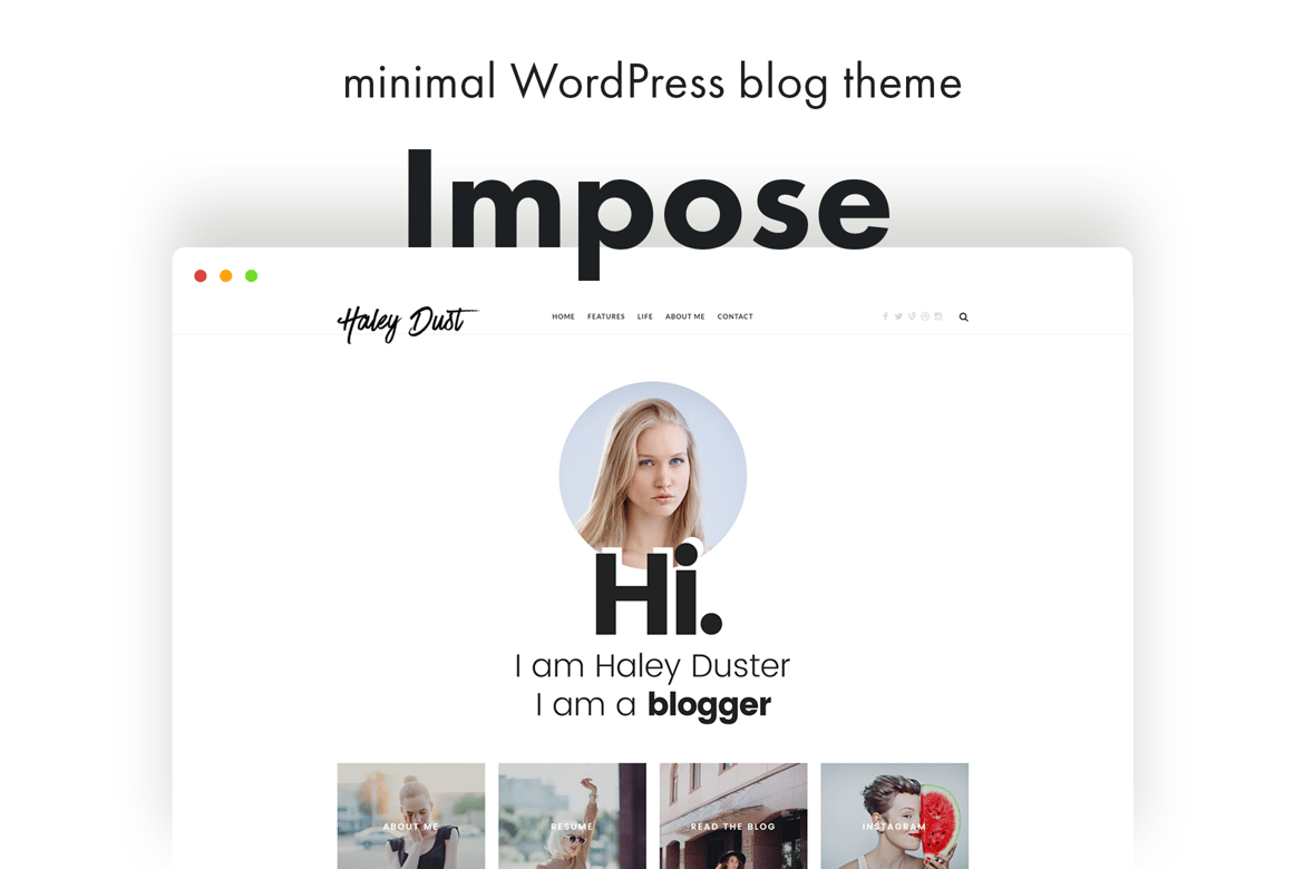 Impose - A WordPress Blog Theme for Bloggers