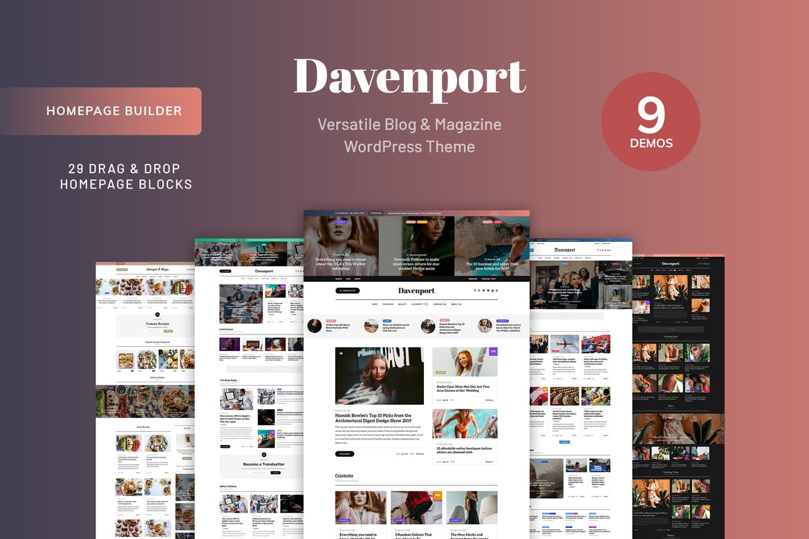 Davenport - Blog & Magazine WordPress Theme