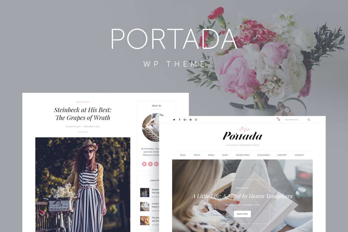 Portada - Elegant Blog & Blogging WordPress Theme