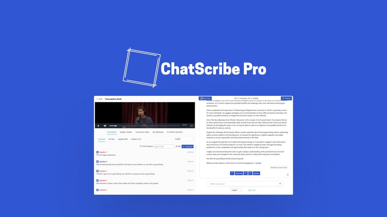 ChatScribe Pro