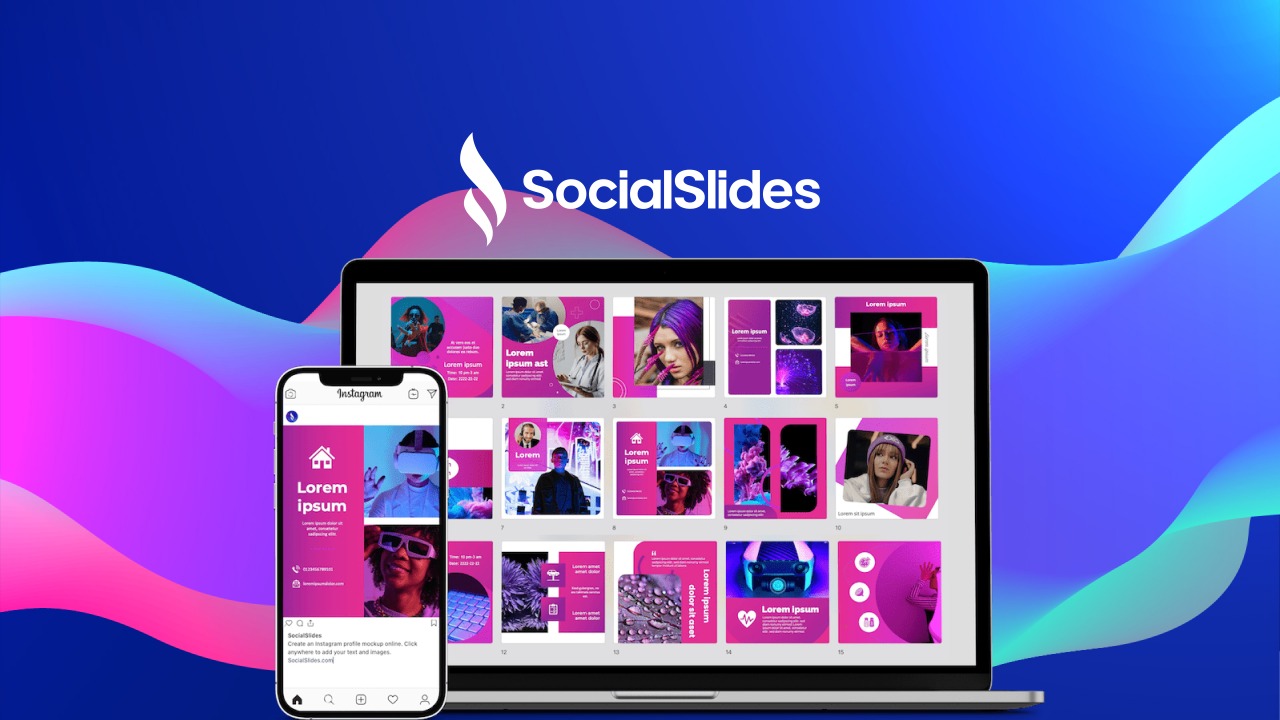SocialSlides - Social Media Templates for PowerPoint & Canva
