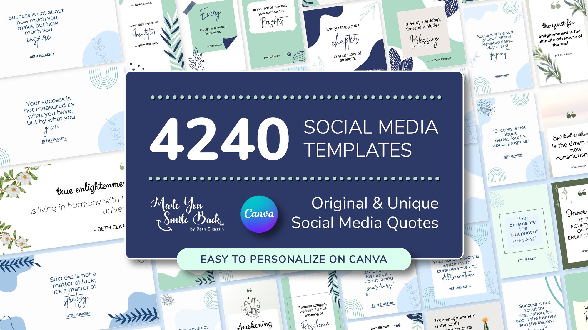 4240 Original & Unique Social Media Quotes Templates