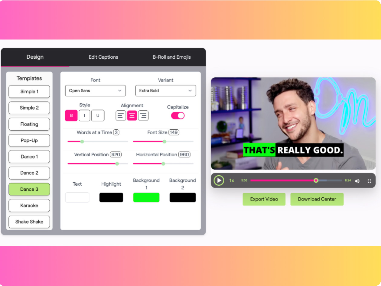 Joyspace AI Captions: Lifetime Subscription